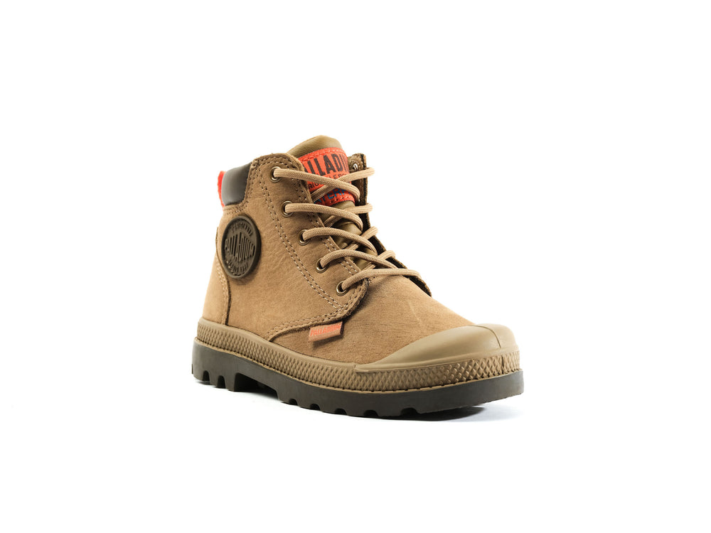 Botas Palladium PAMPA HI CUFF WP OZ Niños Marrones | Costa Rica-67192